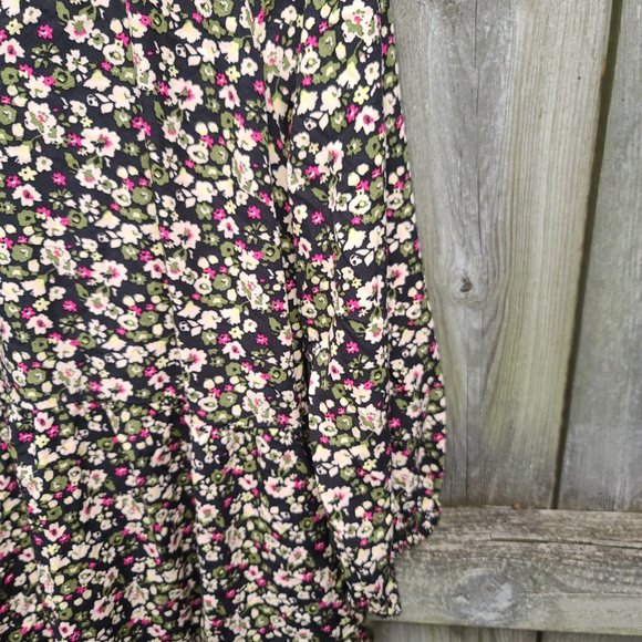 Caralyn Mirand The Drop size S Floral Mini Dress Tunic 3/4 sleeve - Picture 5 of 9